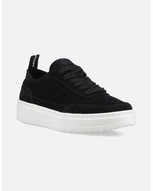 Hush Puppies Black Nesta Leather Standard Trainers