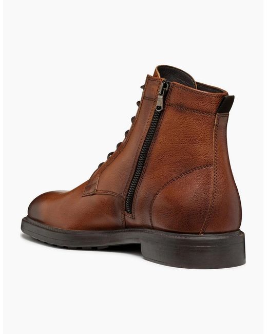 Geox Brown U Tiberio D Boots for men