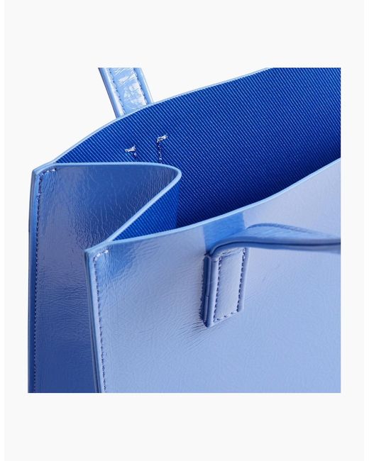 Ted Baker Blue Crinion Crinkle Small Icon Bag