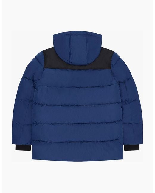 Reebok Blue Rb1497 Parka Puffer Jacket for men