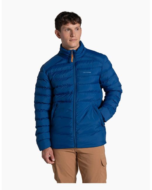 Craghoppers Blue National Trust Dalesway Padded Jacket for men