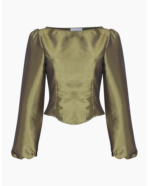 no emotions Green The Eva Top