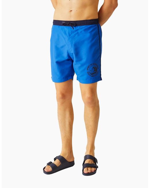 Regatta Blue Bentham Swim Shorts for men