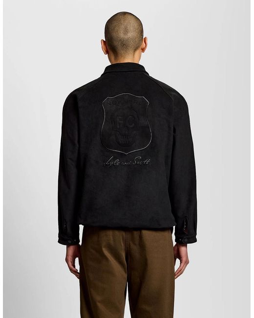 Lyle & Scott Black Coach Jacket for men