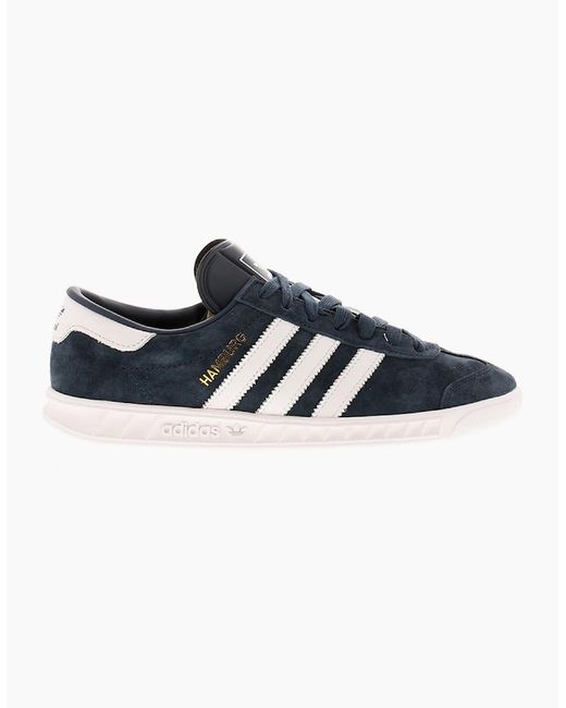 Adidas Originals Blue Hamburg Trainers for men