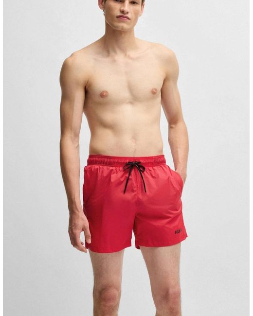 Boss Red Hugo Haiti Quick-Drying Swim Shorts for men