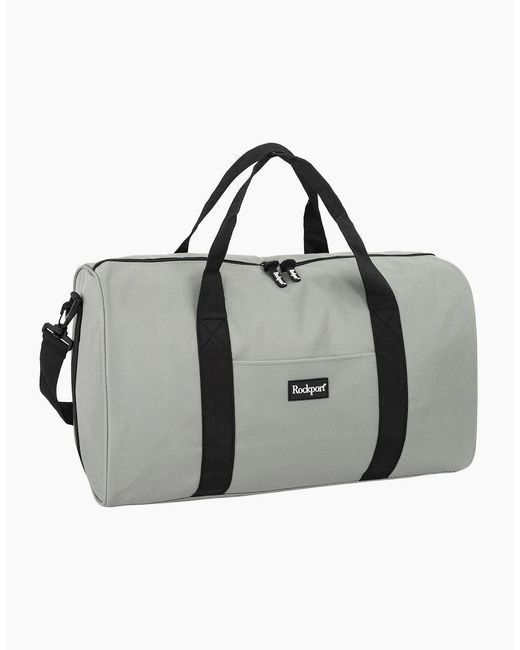 Rockport Gray Med Duffle Bag With Detachable Strap for men