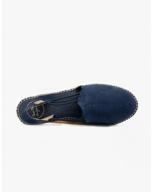 Toni Pons Blue Nuria Suede Espadrille Sandals