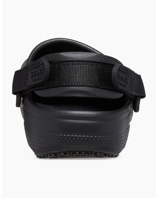 CROCSTM Black Classic Work Clogs for men