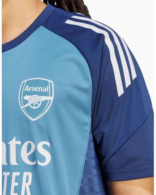 Adidas Blue Arsenal Tiro 25 Competition Training Shirt Adults for men