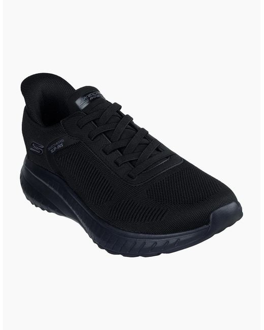 Skechers Blue Bobs Sport Squad Chaos Solid Step Sole Trainers for men