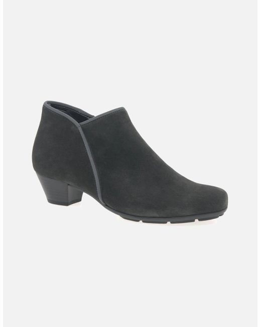 Gabor Black Trudy Ankle Boots