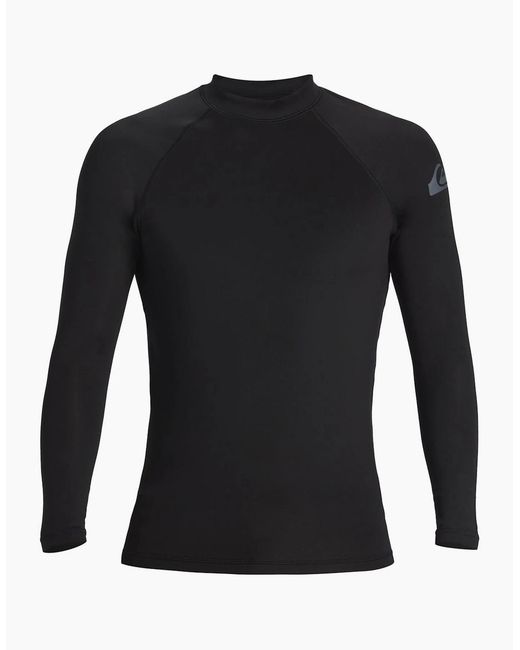 Quiksilver Black Everyday Heat Upf Rash Vest for men