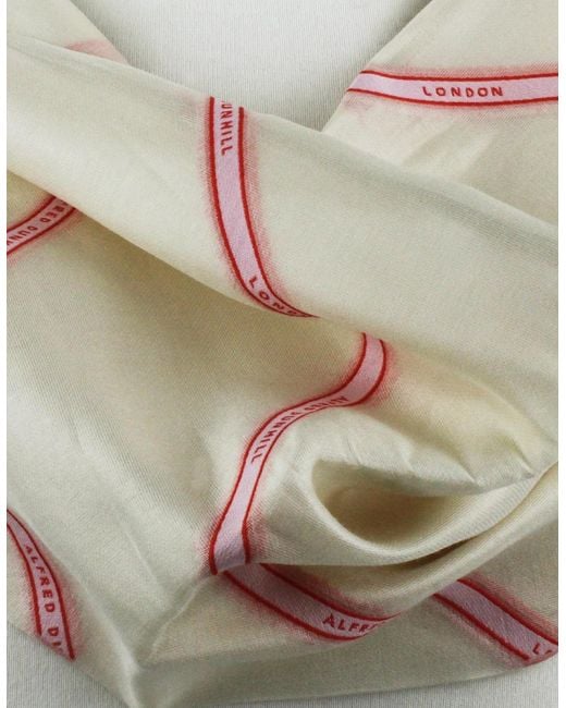Dunhill White Scarf