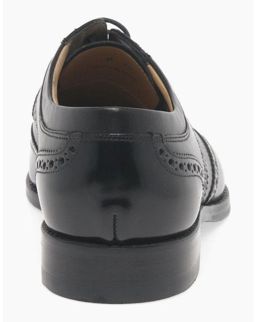 Loake Black Pangbourne Lace Up Formal Shoes for men