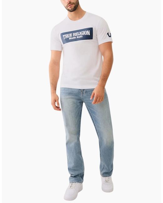True Religion Gray 700165 T Shirts Cotton Tee for men