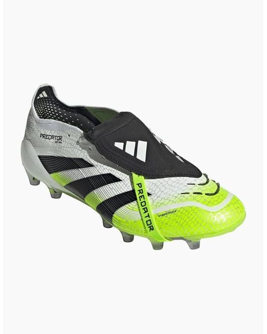 Adidas Predator Green Predator Fold Over Tongue Astro Turf Football Boots for men