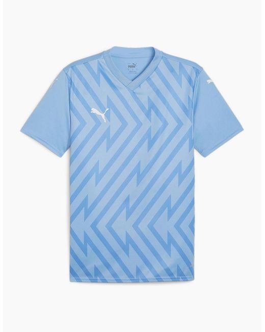 PUMA Blue Teamglory Jersey T-Shirt for men