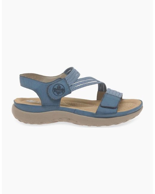 Rieker Blue Locket Sandals