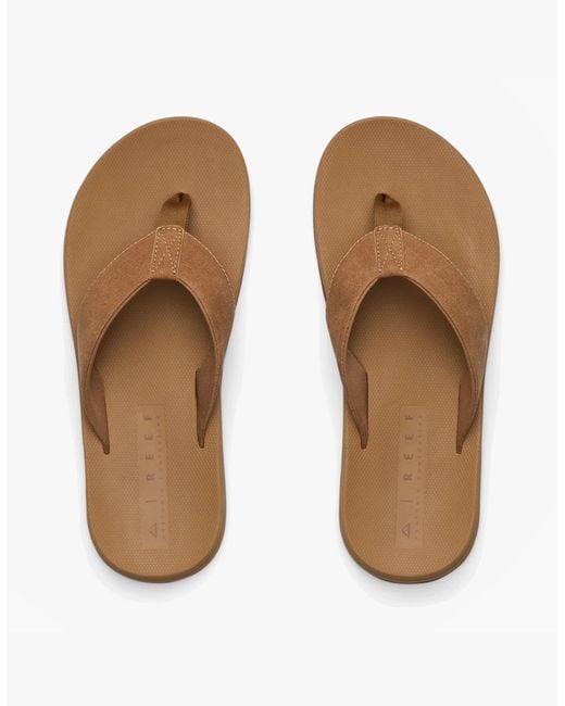 Reef Brown The Nox Toe-Post Sandals Tobacco for men