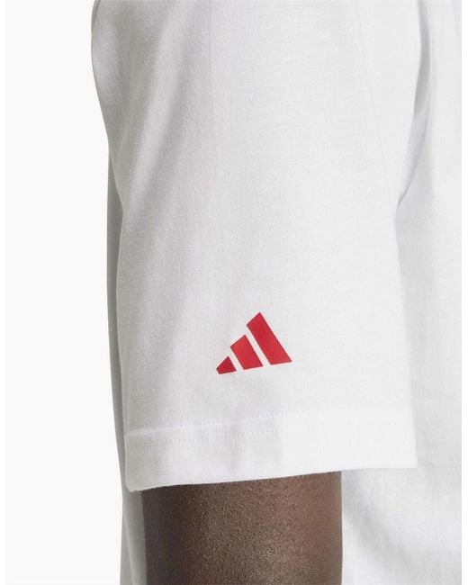 Adidas White Arsenal Fc Seasonal Graphic T for men