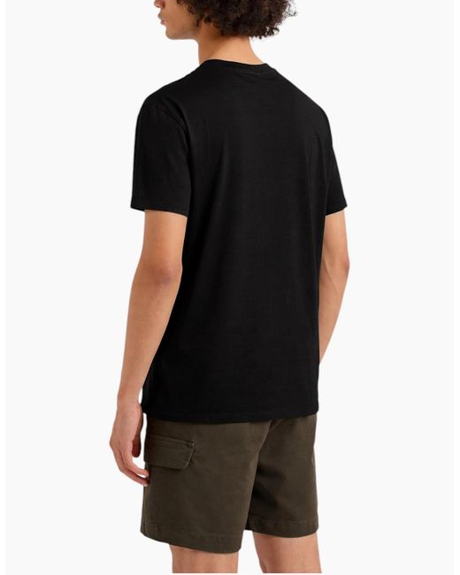 Armani White Exchange T Shirts Short Sleeve Top for men