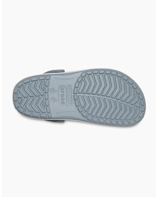 CROCSTM Blue Crocband Rubber Concrete Clogs for men