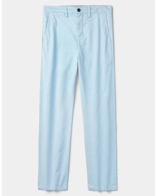 aubi Blue Witham Stretch Chino for men