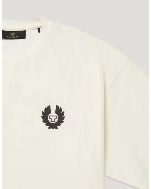 Belstaff White Competition T-Shirt A1-26 Chalk for men