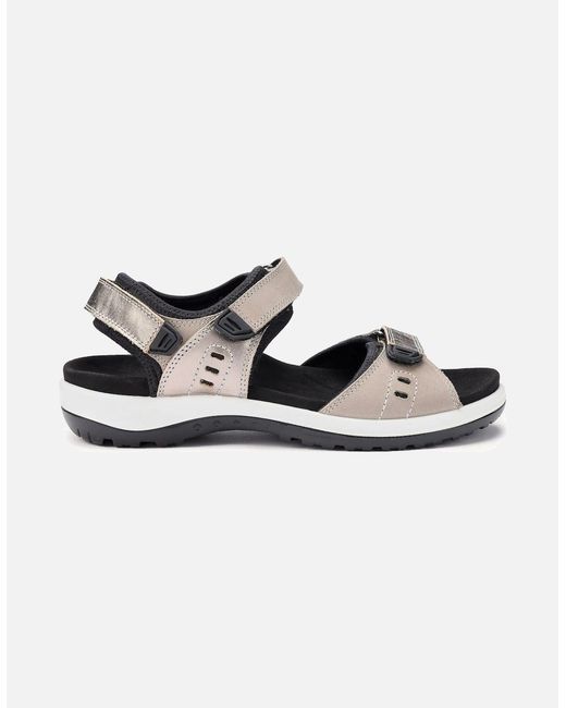 Hotter White Walk Ii Sandals