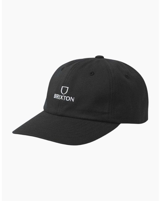Brixton Black Rinse Alpha/ Adjustable Hat for men