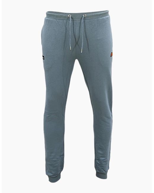 Ellesse Blue Joggers Fleece Sweatpants Bottoms Casual Cuffed Gym Winter Trousers for men