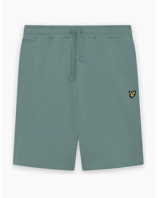 Lyle & Scott Green Everyday Cotton Sweat Shorts for men