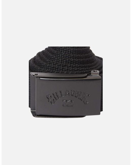 Billabong Black Cog Belt Webbed Belt for men