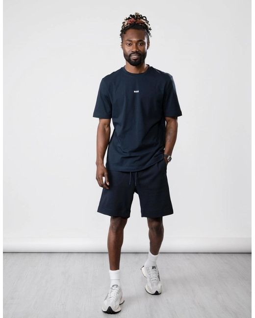 Boss Blue Boss Tchup Crew Neck Small Logo T-Shirt Nos for men