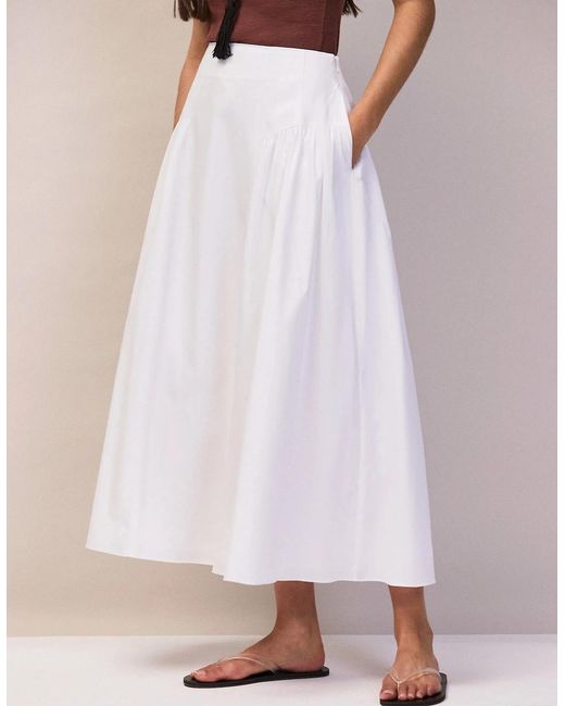 Ro&zo Natural Cotton Gathered Skirt