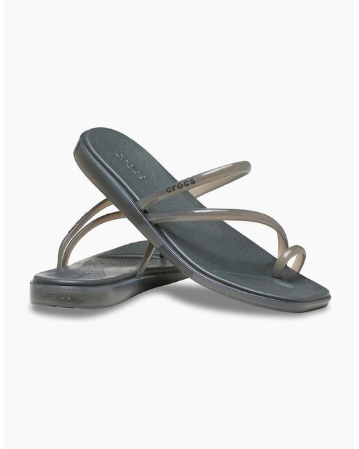 CROCSTM Blue Miami Jely Toe Loop Eva Carbon Sandals