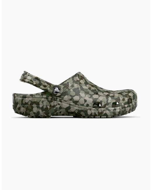 CROCSTM Green Classic Confetti Eva Army Clogs for men