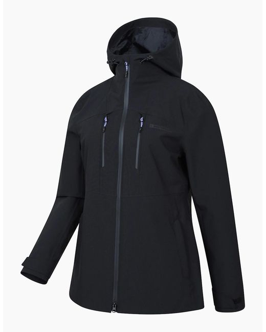 Mountain Warehouse Blue Ladies Breeze Waterproof Jacket