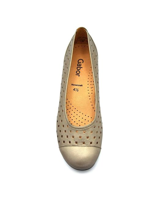 Gabor Brown Ruffle 64.169 Ladies Shoe