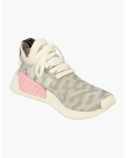 Adidas White Originals Nmd_R2 Pk Sneakers By9520