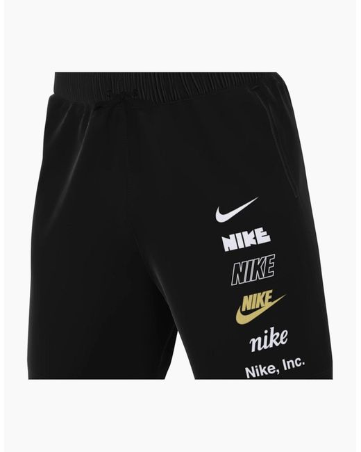 Nike Blue Shorts Summer Terry Sportswear Club Plus Swoosh Relaxed Fit Half Pants for men