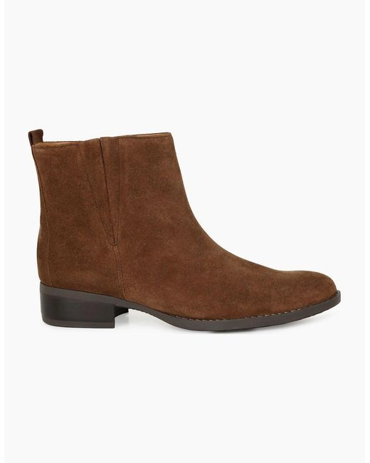 Gabor Brown Gibside Ankle Boots