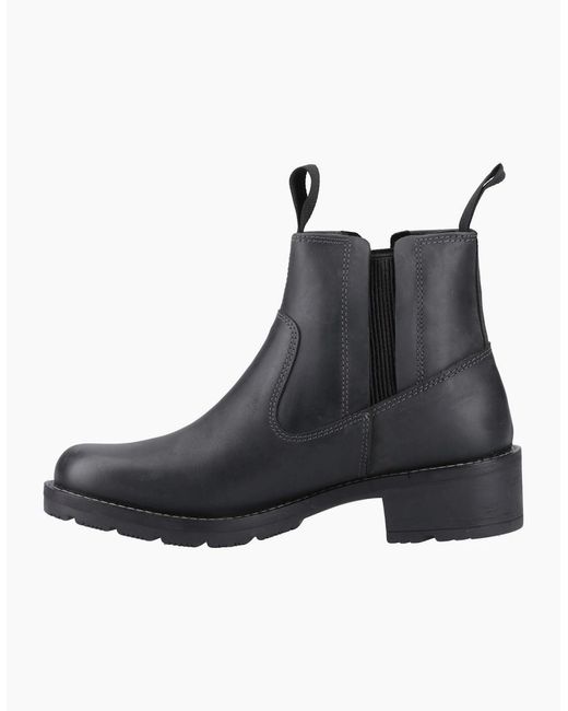 Hunter White Skye Dealer Boot Leather Boots