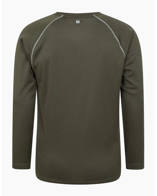 Mountain Warehouse Green Endurance Long-Sleeved T-Shirt for men