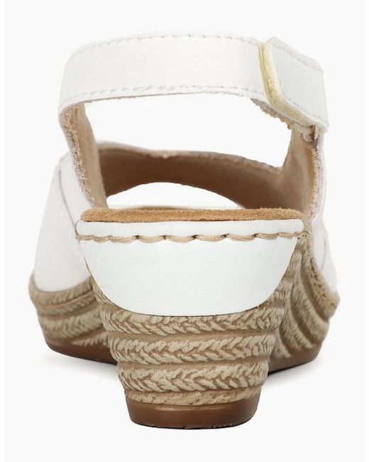 Rieker White Honolulu Sandals