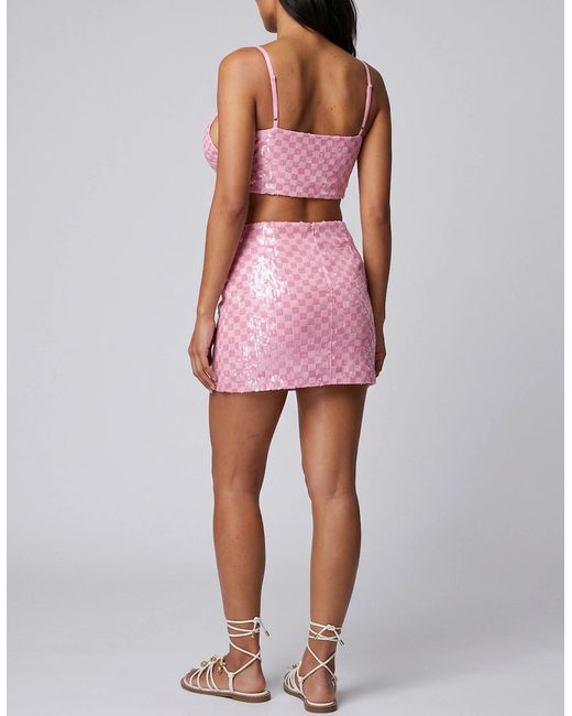 Oceanus Pink Mariposa Co-Ord Top