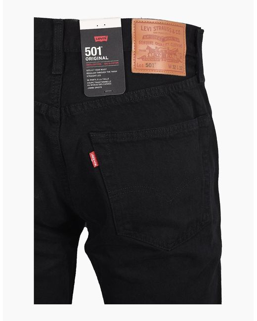 Levi's Black Original Jeans for men