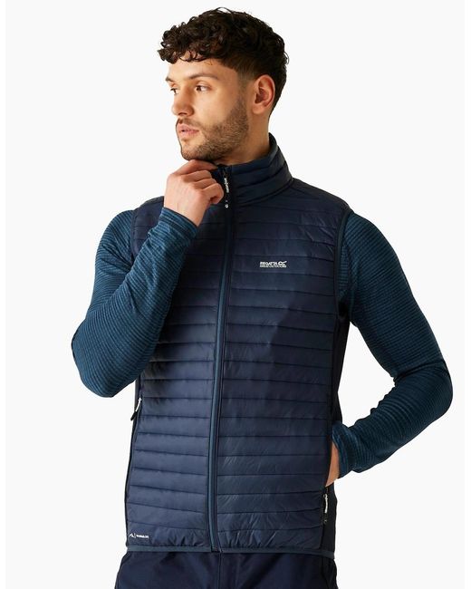 Regatta Blue Andreson Hybrid Padded Jacket for men