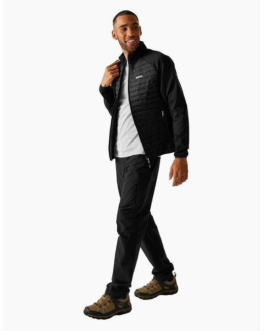 Regatta Black Clumber Hybrid Jacket for men